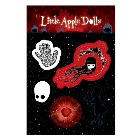 Little Apple Dolls A5 Sticker Sheet